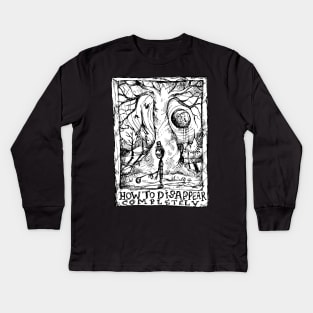 How to Disappear Completely - Illustrated Lyrics Kids Long Sleeve T-Shirt